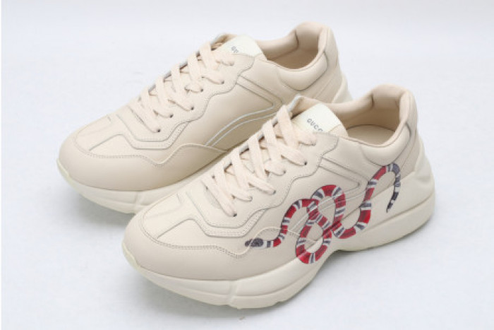 G*u*i rhyton leather sneaker