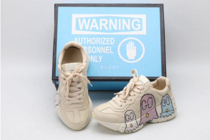 G*u*i rhyton leather sneaker