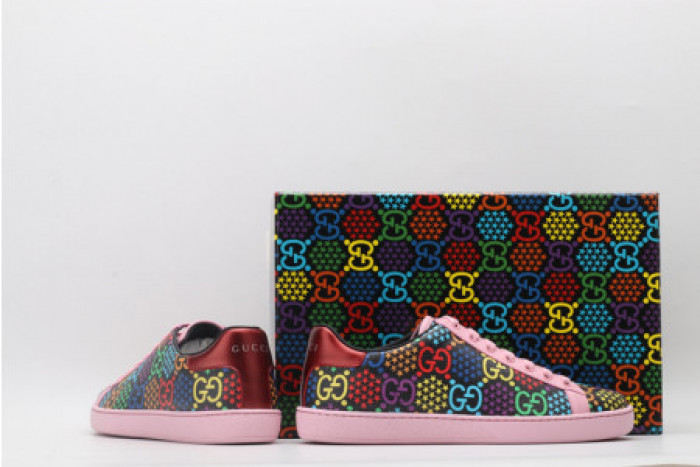 G*u*i ace embroidered low-top sneaker 610085 h2020 1115