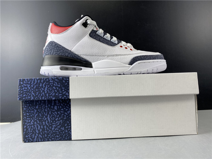 AIR JORDAN 3 RETRO "WHITE FIRE RED" CZ6431-100