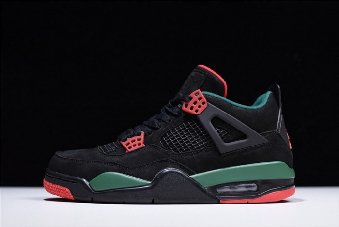 air jordan 4 nrg “G*u*i” black/gorge green-varsity red aq3816-063