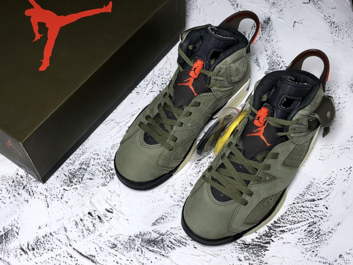 Travis Scott x Air Jordan 6 “Medium Olive” CN1084-200
