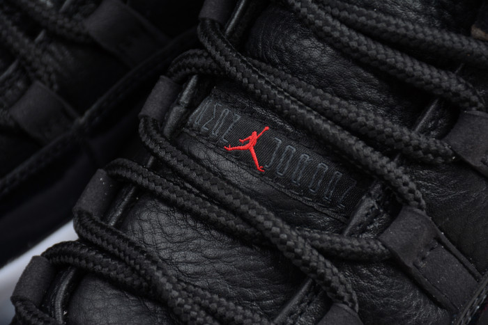 Air Jordan 11 Retro BP "72-10" black mens 378037-002