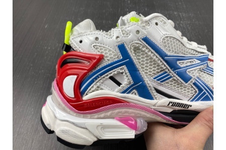 BALCIA Runner White Red Blue